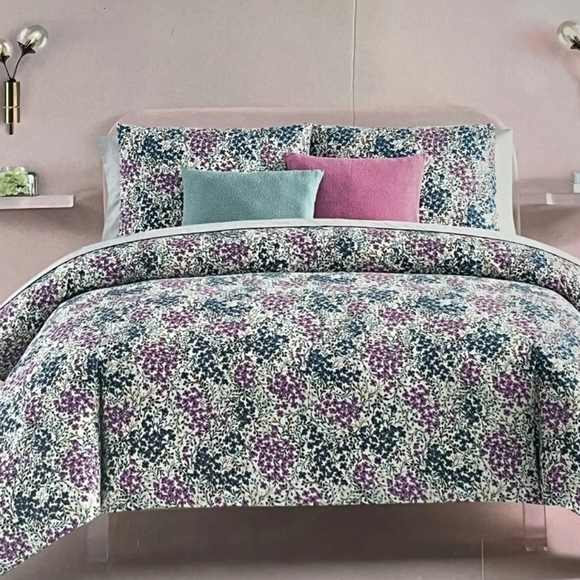 kate spade Bedding 7 Kate Spade Multi Floral Purple Green Blue